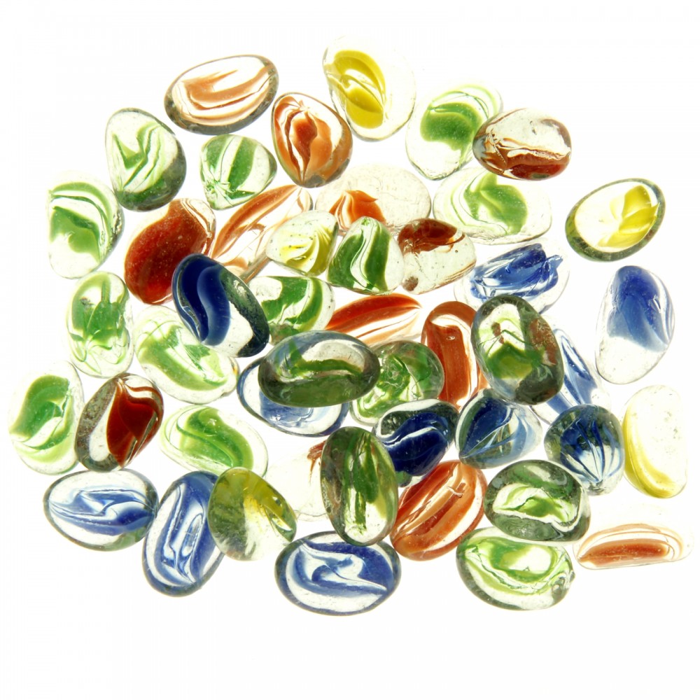 Камень для декора «Овальчики» с рисунком, 300 г