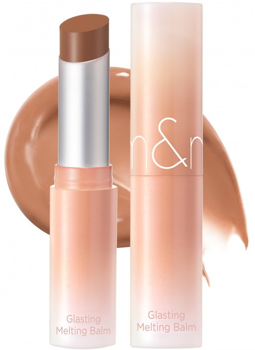 Тающий оттеночный бальзам для губ «Glasting Melting Balm», тон 10 Nu Beige | Rom&nd