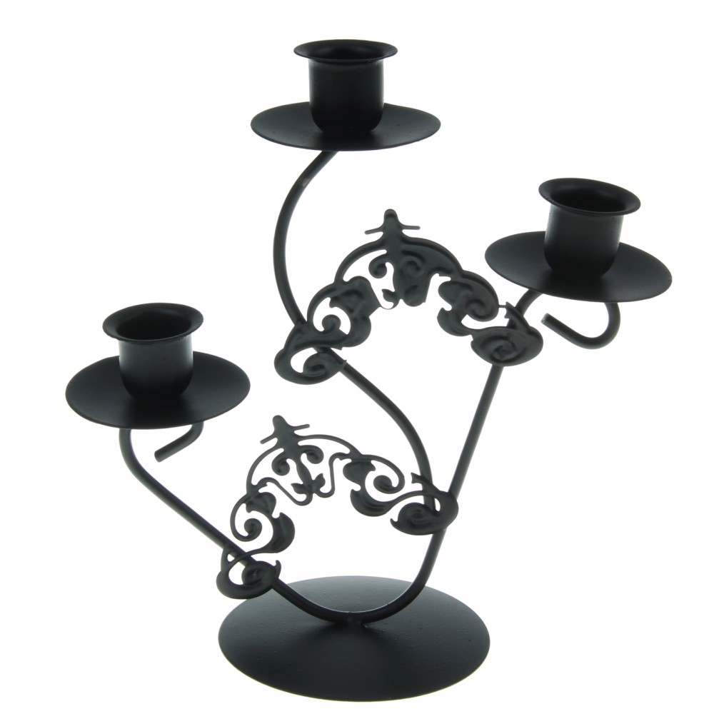 Подсвечник на 3 свечи «Ажур»