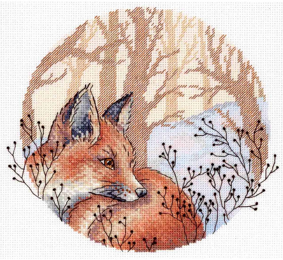 Набор для вышивания «В зимнем лесу» | М.П. Студия