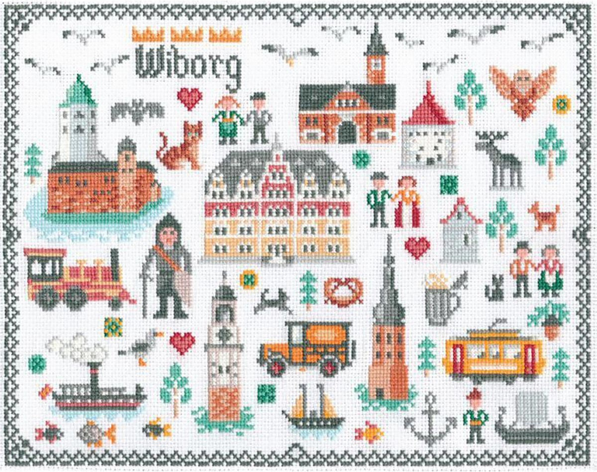 Набор для вышивания «Прогулка по Выборгу» | Палитра