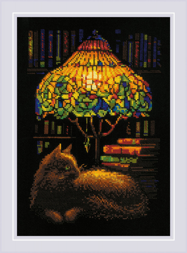 Набор для вышивания «Книжный вечер» | Риолис