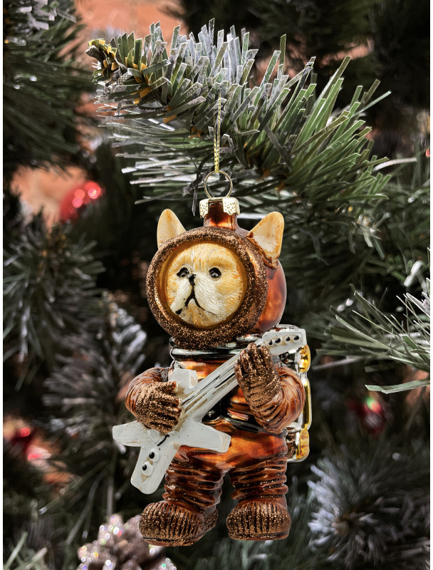 Игрушка ёлочная «Собака-гитарист» | Ultramarin