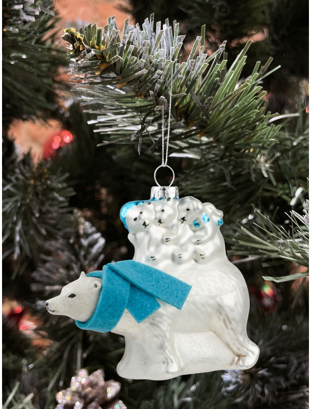 Игрушка ёлочная «Медвежья семейка» | Ultramarin