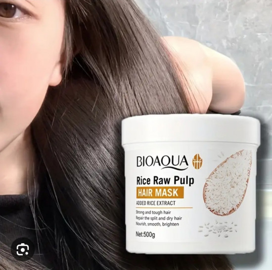 Маска для волос рисовая