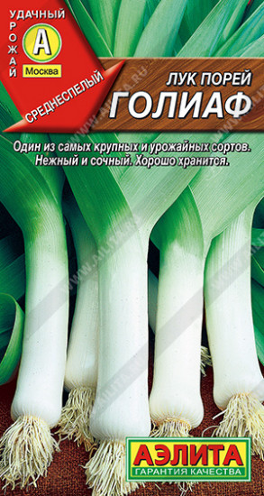 Семена лука порей «Голиаф»