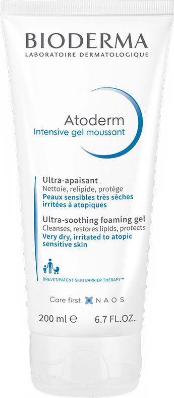 Гель для сухой кожи лица очищающий «Intensive Gel Moussant» | Atoderm | Bioderma