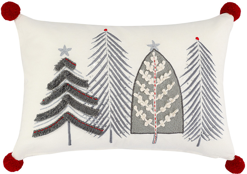 Чехол на подушку «Enchanted pines» | New Year Essential | Tkano