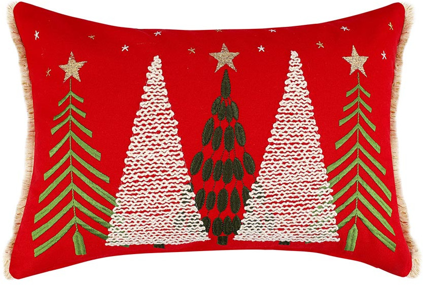 Чехол на подушку «Icy forest» | New Year Essential | Tkano