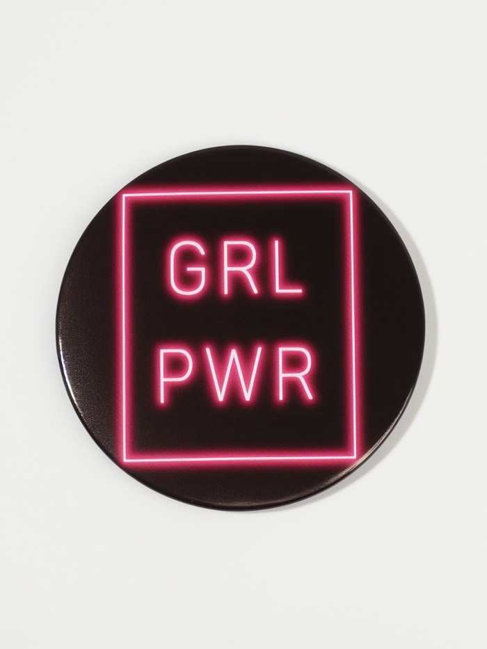 Зеркало карманное «Grl Pwr» | Queen Fair