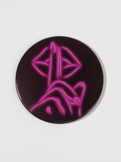 Зеркало карманное «Губы»