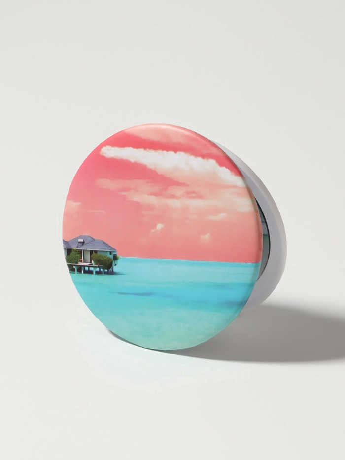 Зеркало складное с увеличением «Пляж» | Queen Fair