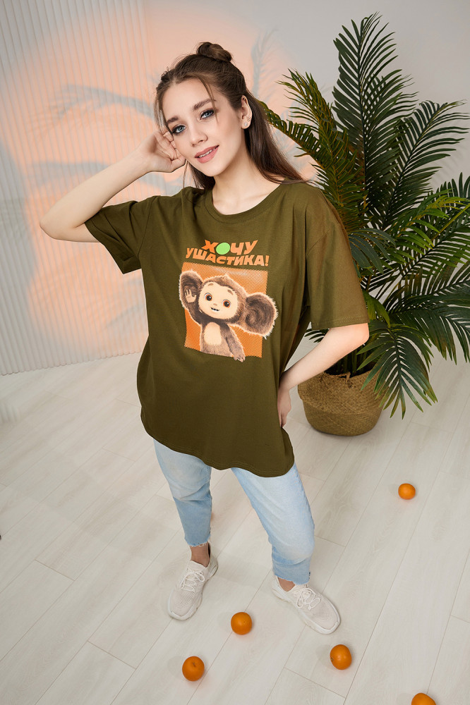 Футболка женская «Чебурашка» | Natali