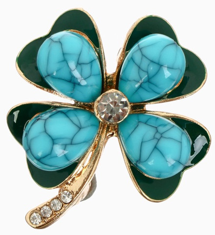 Брошь «Клевер»