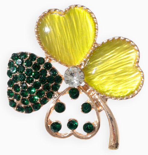 Брошь «Клевер»