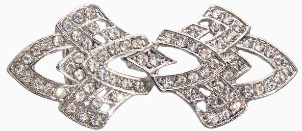 Зажим для кардигана «Ажур. Винтажные пики» | Queen Fair