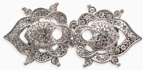 Зажим для кардигана «Ажур. Кокошник» | Queen Fair