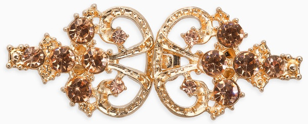 Зажим для кардигана «Ажур. Пика» | Queen Fair