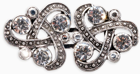 Зажим для кардигана «Ажур. Узел» | Queen Fair