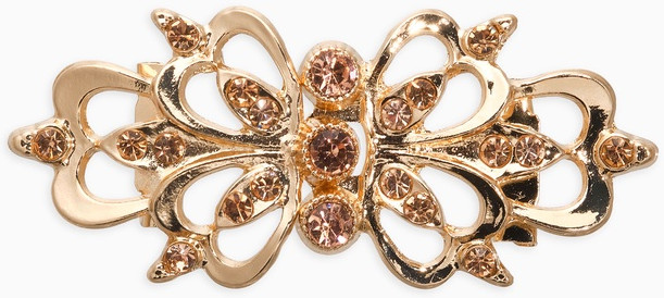 Зажим для кардигана «Ажур. Цветы» | Queen Fair