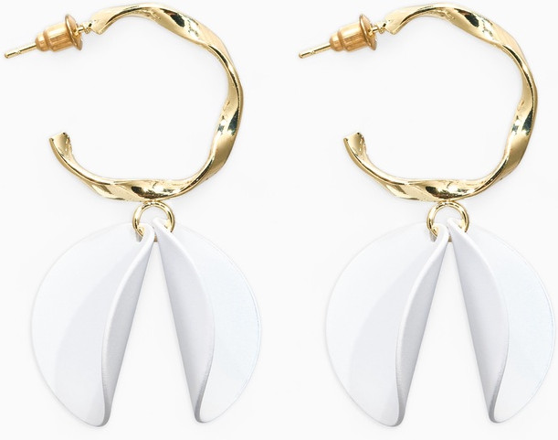 Серьги «Лепесточки на кольце» | Queen Fair