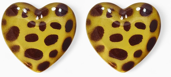 Серьги акрил «Леопард» | Queen Fair