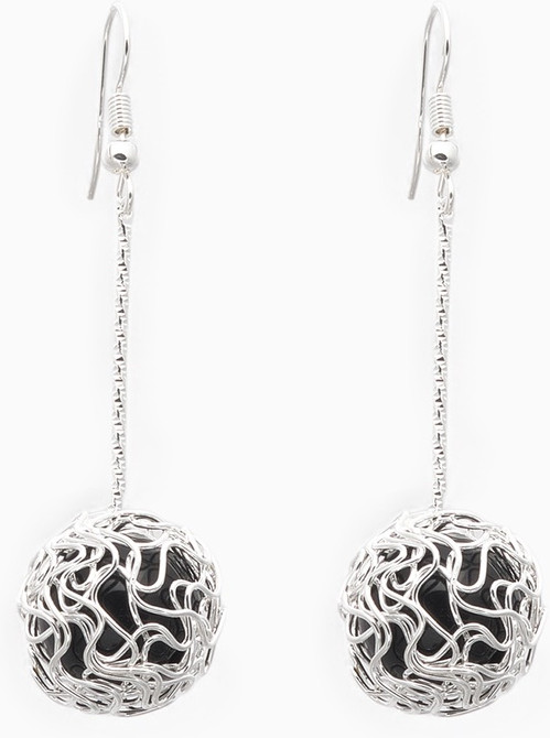 Серьги «Шар плетёный» | Queen Fair