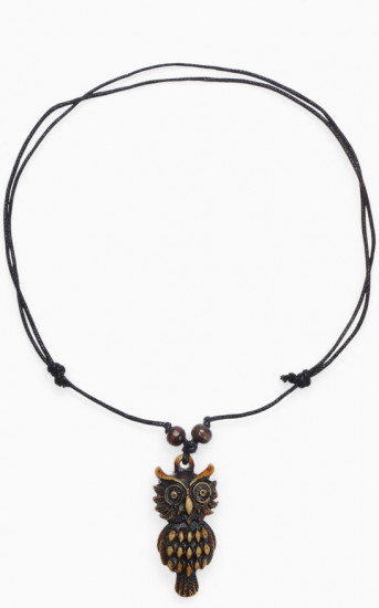 Кулон на шнурке «Филин»