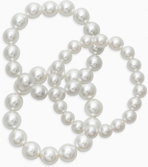 Набор браслетов «Бусины жемчуга»