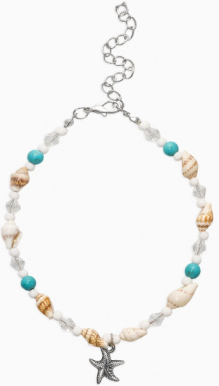 Браслет на ногу «Морская звезда»