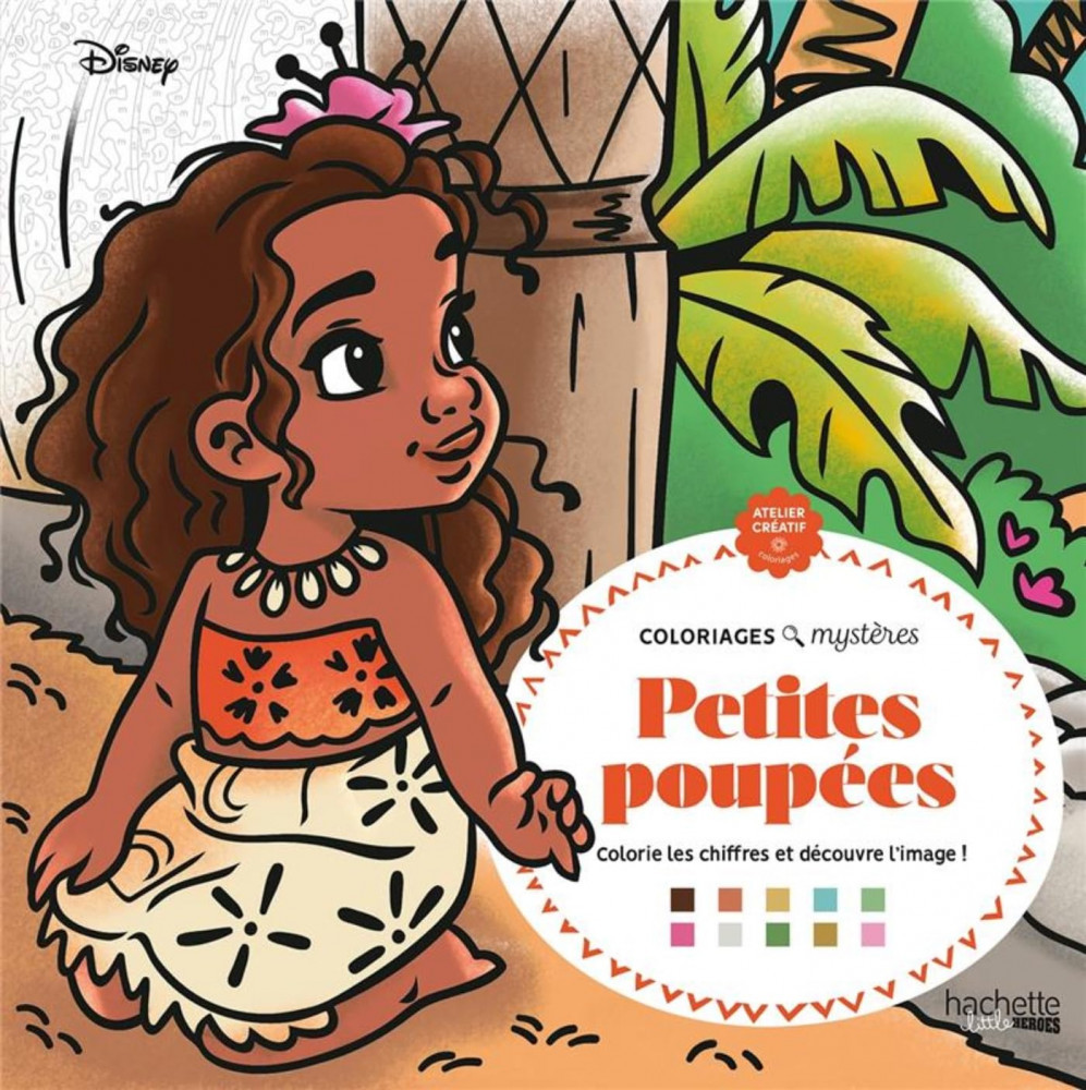 Раскраска по номерам «Petites Poupées. Coloriages mystères» | Disney