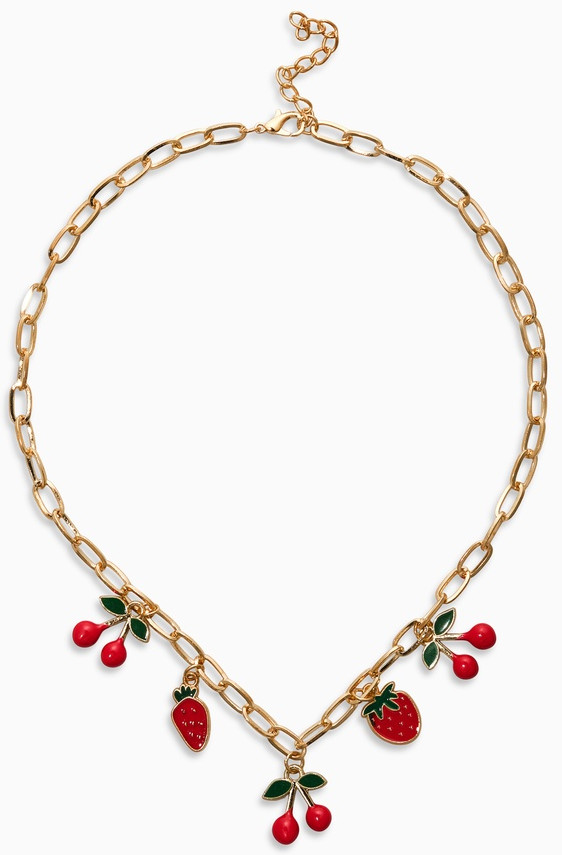 Цепь с подвесками «Вишня и клубника» | Queen Fair
