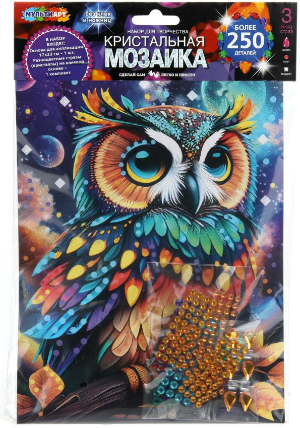 Кристальная мозаика «Сова» | Multi Art