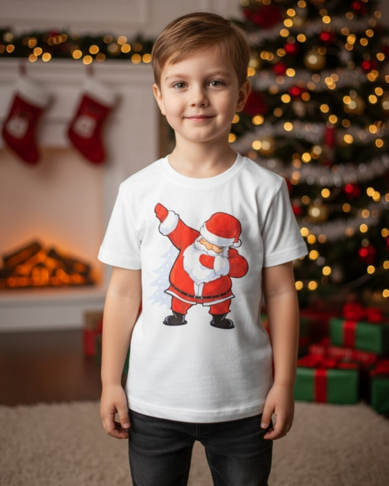 Футболка новогодняя детская «Но-но-но»