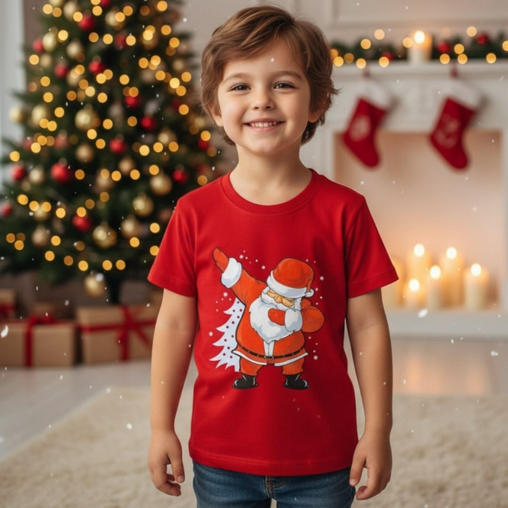 Футболка новогодняя детская «Но-но-но»