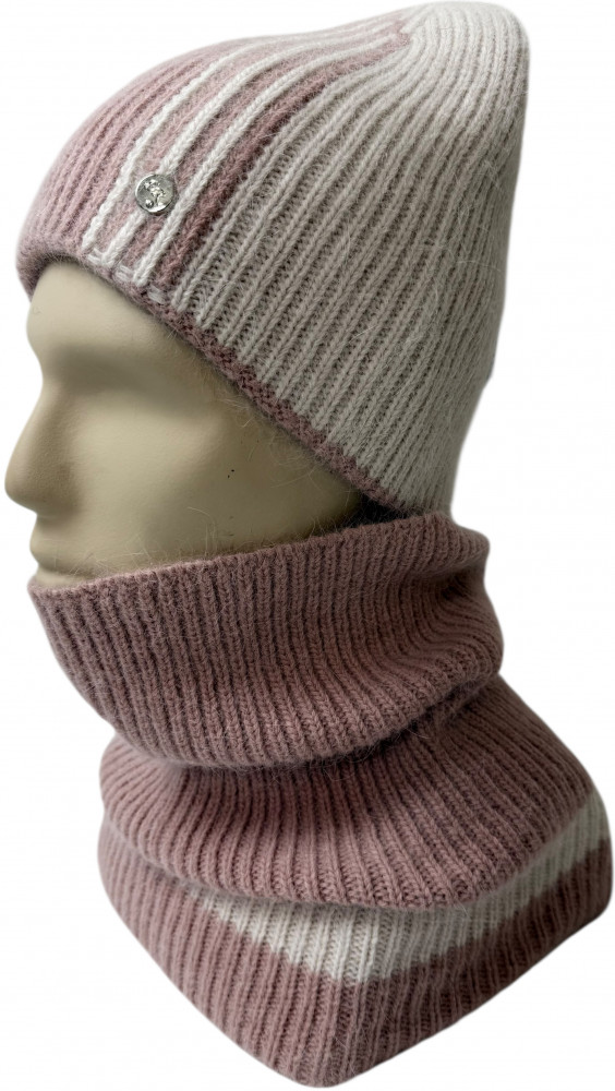 Комплект женский с шапкой и хомутом | Erbika