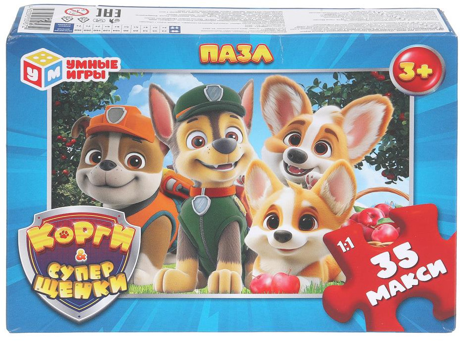 Макси-пазлы «Корги & Суперщенки» | Суперщенки | Умные игры