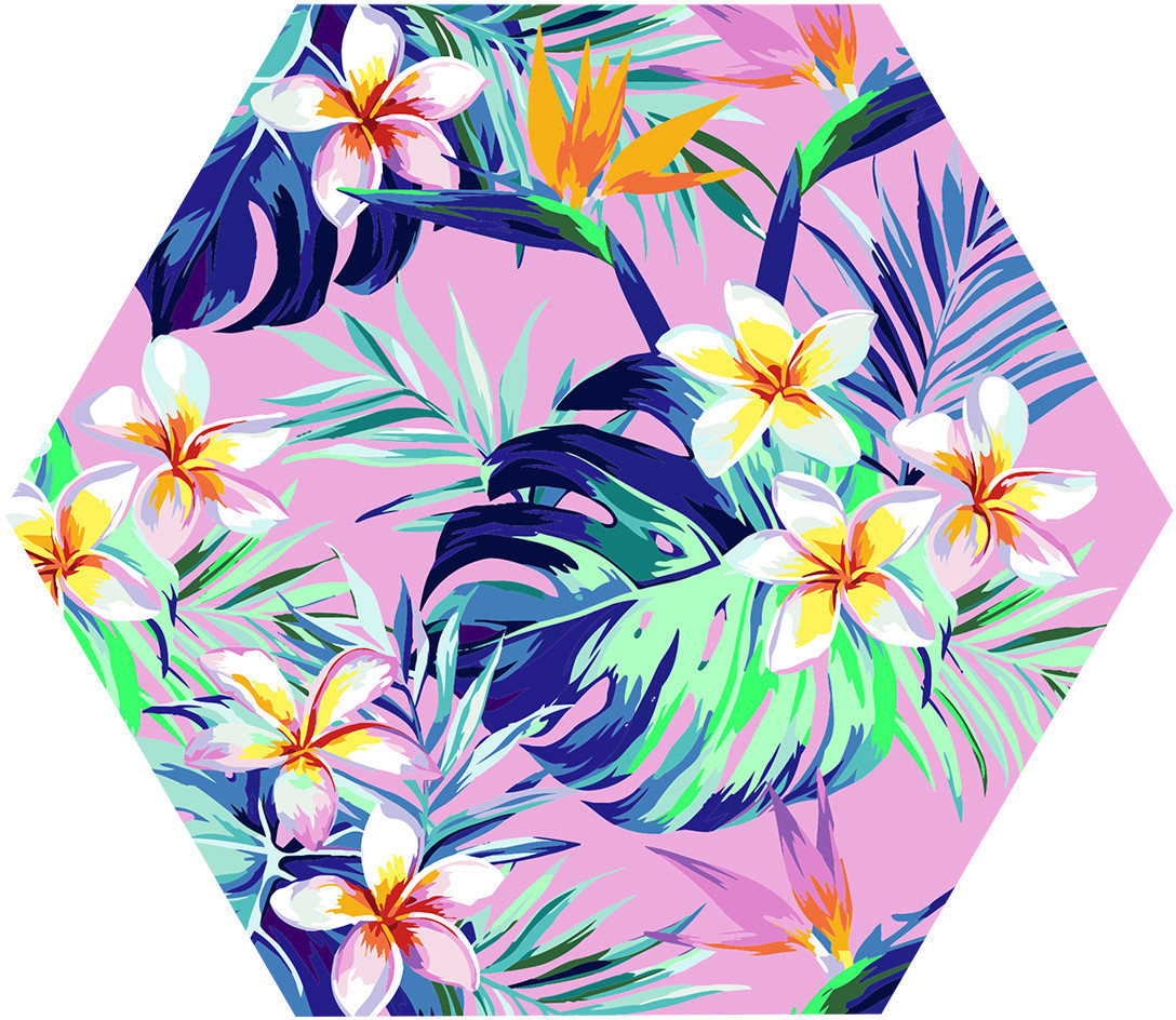 Картина по номерам «Тропический сад» | Три совы