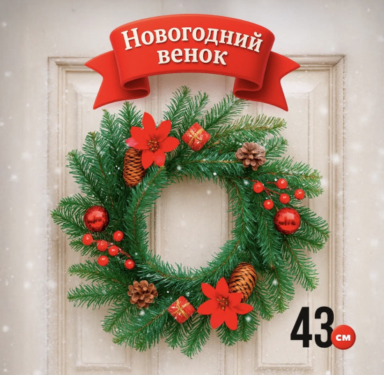 Венок новогодний