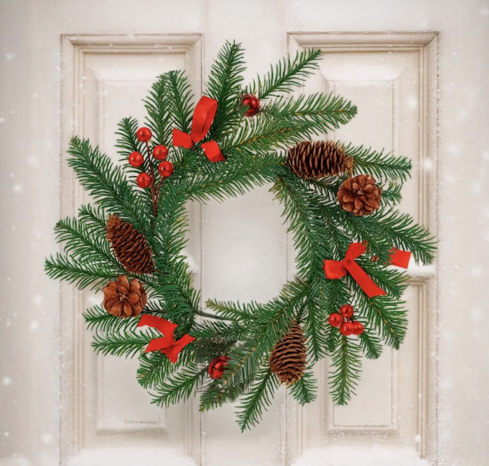 Венок новогодний