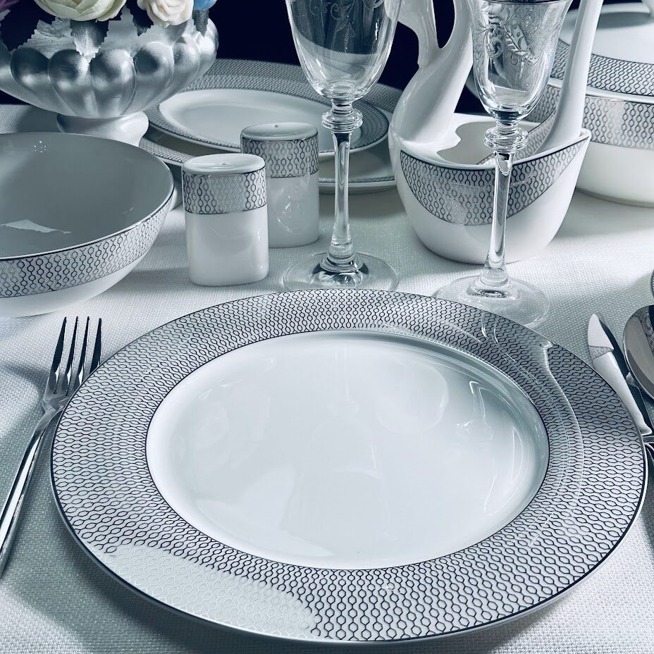 Набор тарелок «Севилья серебро» | Севилья серебро | Lenardi