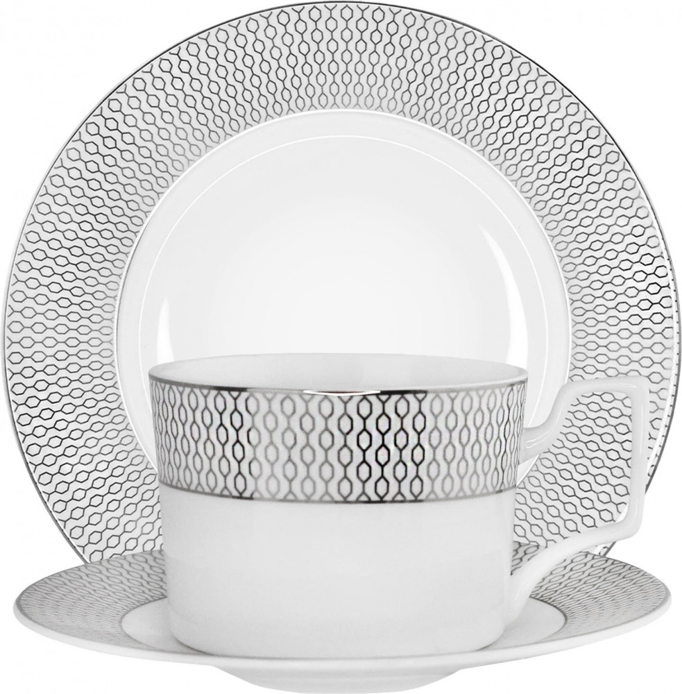 Чайный набор «Севилья серебро» | Севилья серебро | Lenardi