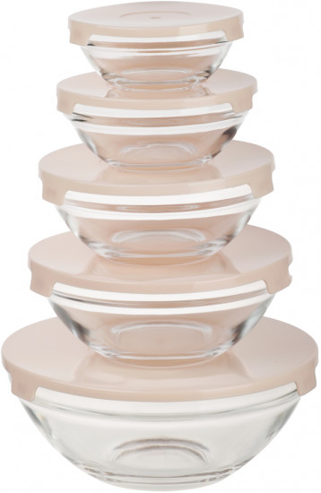 Набор салатников с крышкой