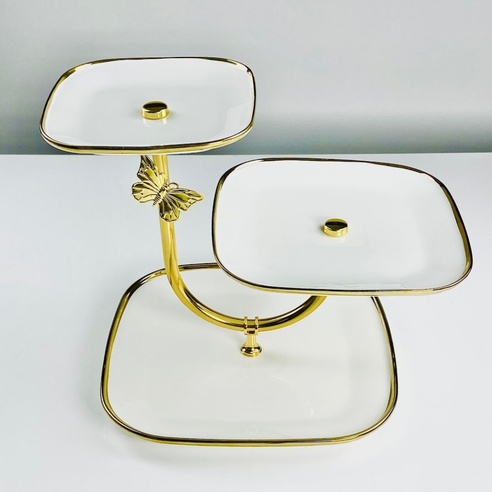 Этажерка-фруктовница трёхъярусная «Лазурит» | Лазурит | Lenardi