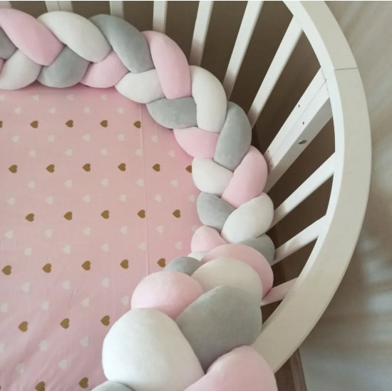 Бортик в кроватку «Косичка»