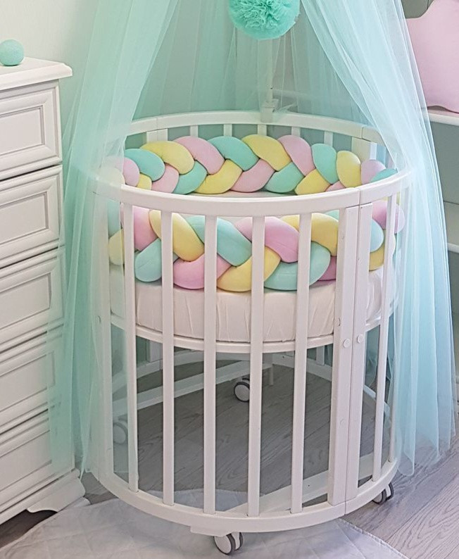 Бортик в кроватку «Косичка» | LAVbaby Textile