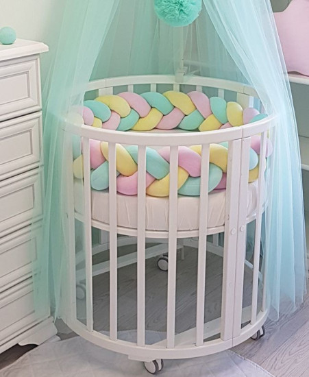 Бортик в кроватку «Косичка»