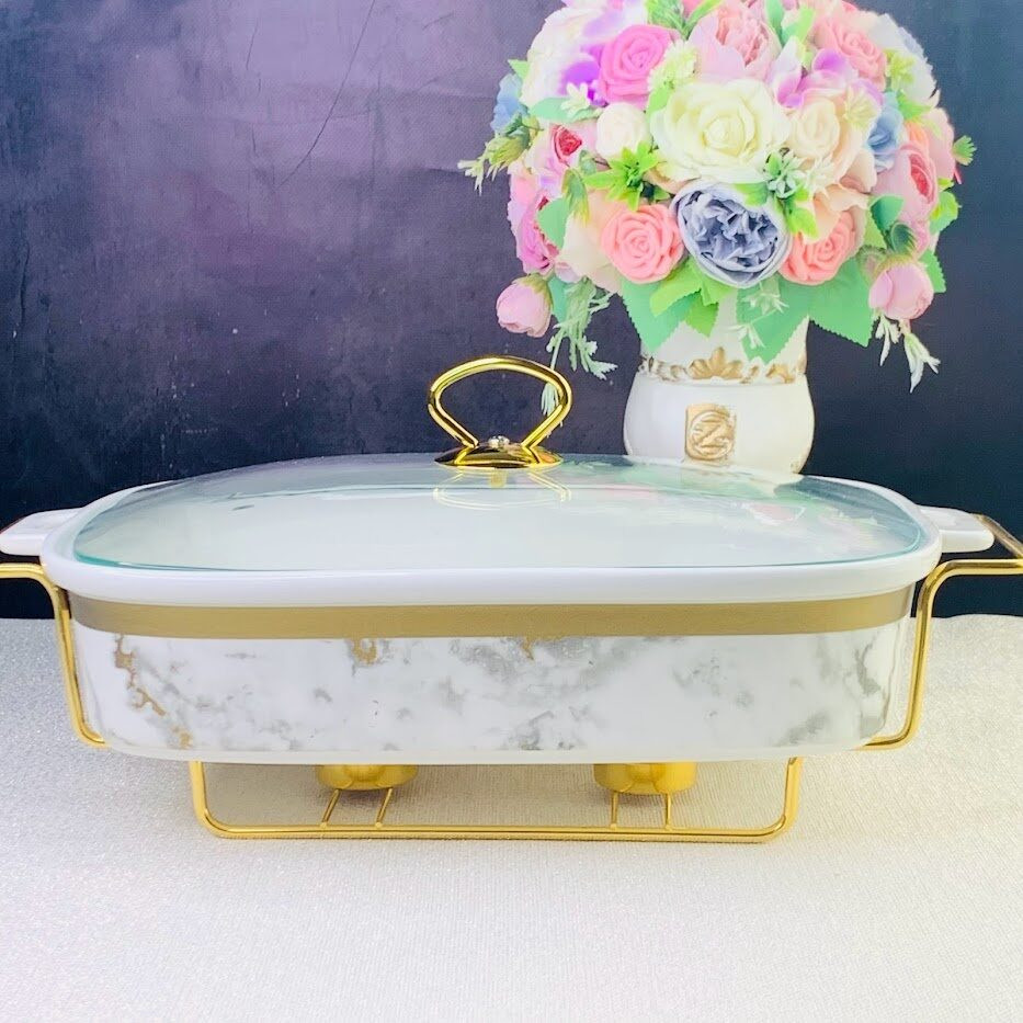 Мармит с крышкой на подставке | Lenardi