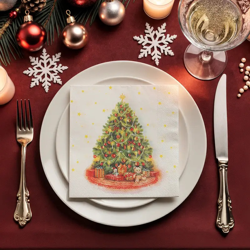 Салфетки новогодние