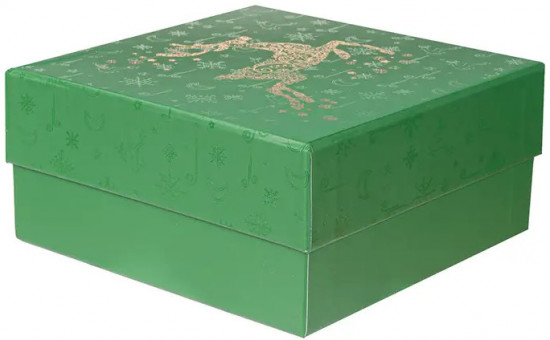 Коробка подарочная новогодняя
